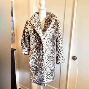 NWT Tiny Editions for ANTHROPOLOGIE faux leopard coat